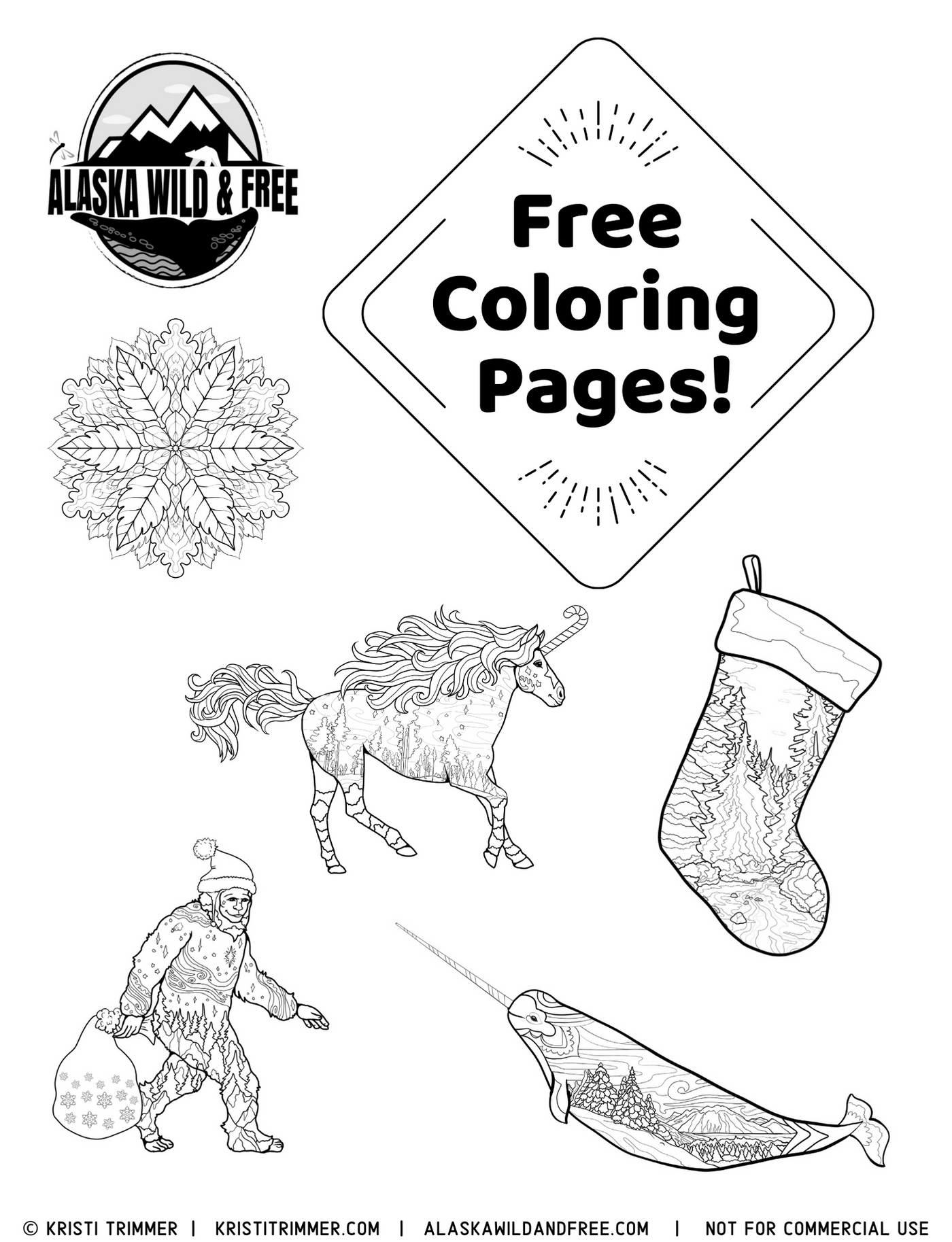 free alaska coloring pages