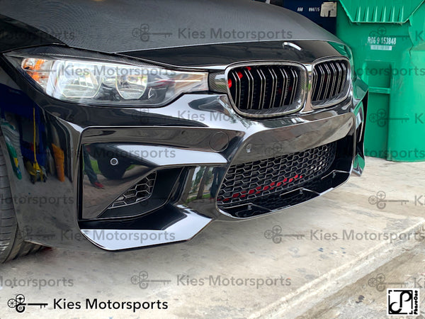 f30 black m2 front bumper conversion