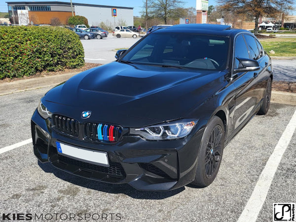 black f30 with m2 front bumper and gts hood