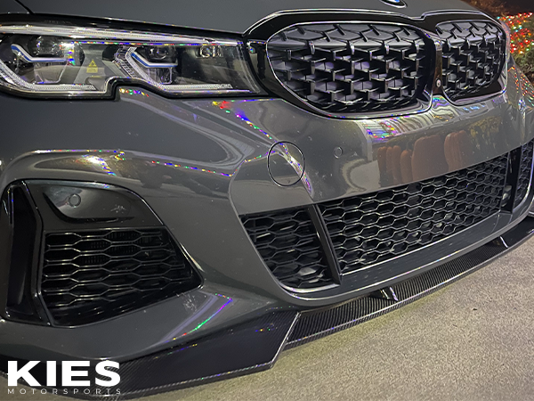 Passt für BMW 3er G20 M340i M Paket Carbon Frontlippe Frontspoiler