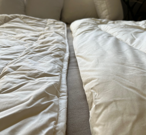 High loft quilt versus low loft quilt