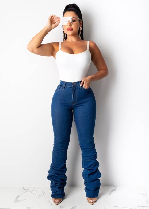  High  Waist  Jeans  AAJS Clothing and Accessories