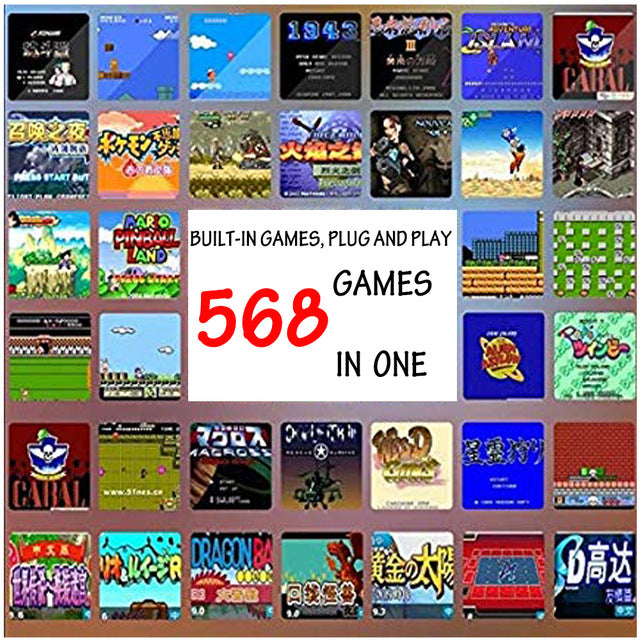 the retro stick 568 games