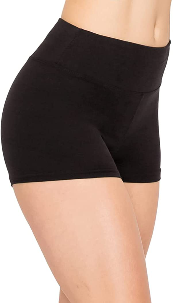 BZB Women's Yoga Shorts Cut Out Scrunch Booty Hot Pants High Waist Gym  Workout Active Butt Lifting Sports Leggings (Black,Small) at  Women's  Clothing store