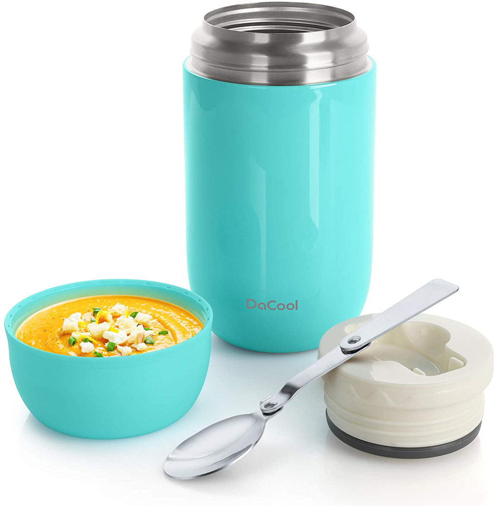 Hot Food Jar DaCool Insulated Lunch Container 16 oz Stainless Steel Ke –  joylinplay