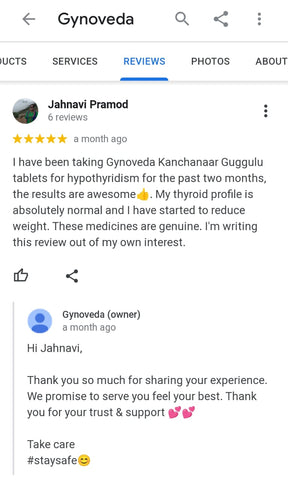 Gynoveda helped Jahnavi treat her Hypothyridism