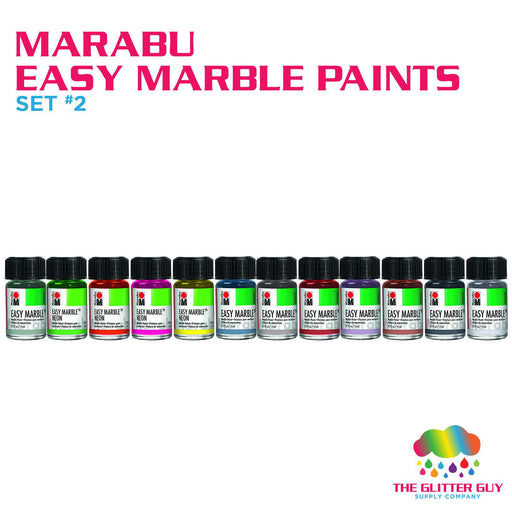 G Ongrijpbaar amateur Marabu Easy Marble Set 2 — The Glitter Guy