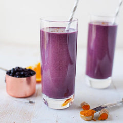 BATIDO PARA REFORZAR SISTEMA INMUNE DE CURCUMA Y BERRIES