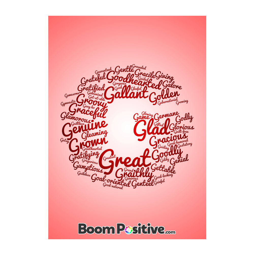 Positive Adjectives That Start With Z Zen Words Boom Positive