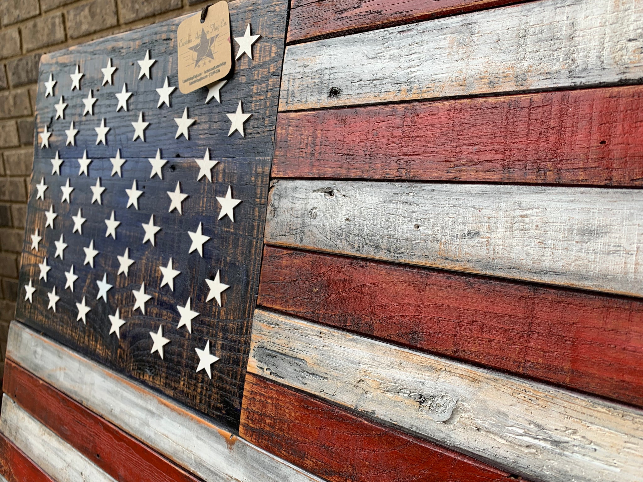 Ol Glory Tennessee Barn Wood Flag Custom Heritage Flag Co