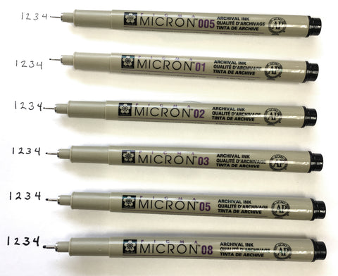 Pigma Micron Pens – MuseuM Services Corporation