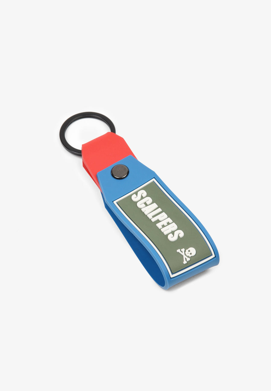 COLOURFUL RUBBER KEYCHAIN