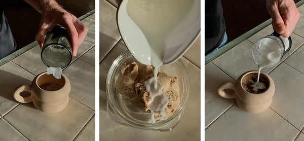 Pasos para preparar café con helado