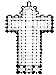 cruciform, church