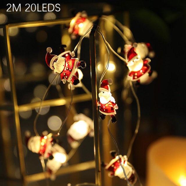 Elk Gets Christmas Lights 2022 2022 New Year Santa Elk Light String Christmas Led Desktop Xmas Orname –  Jm's Goods