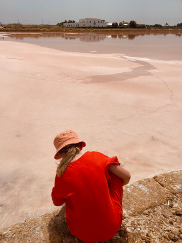 Visiting the salt flats in Sicily