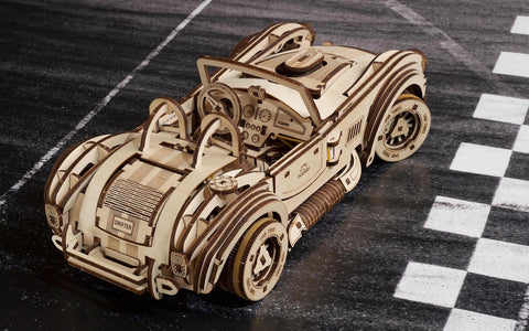 UGears Drift Cobra Racing Car Mechanical Model