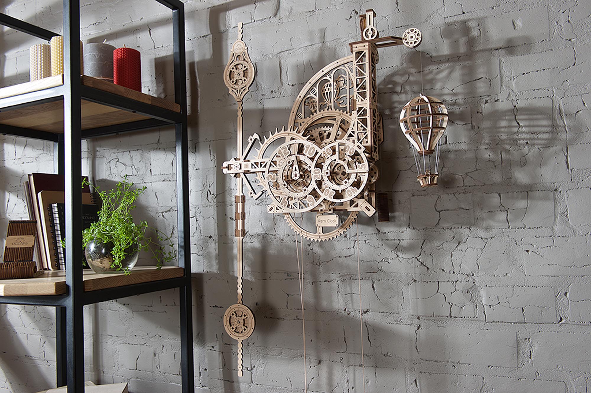 ugears mechanical clock