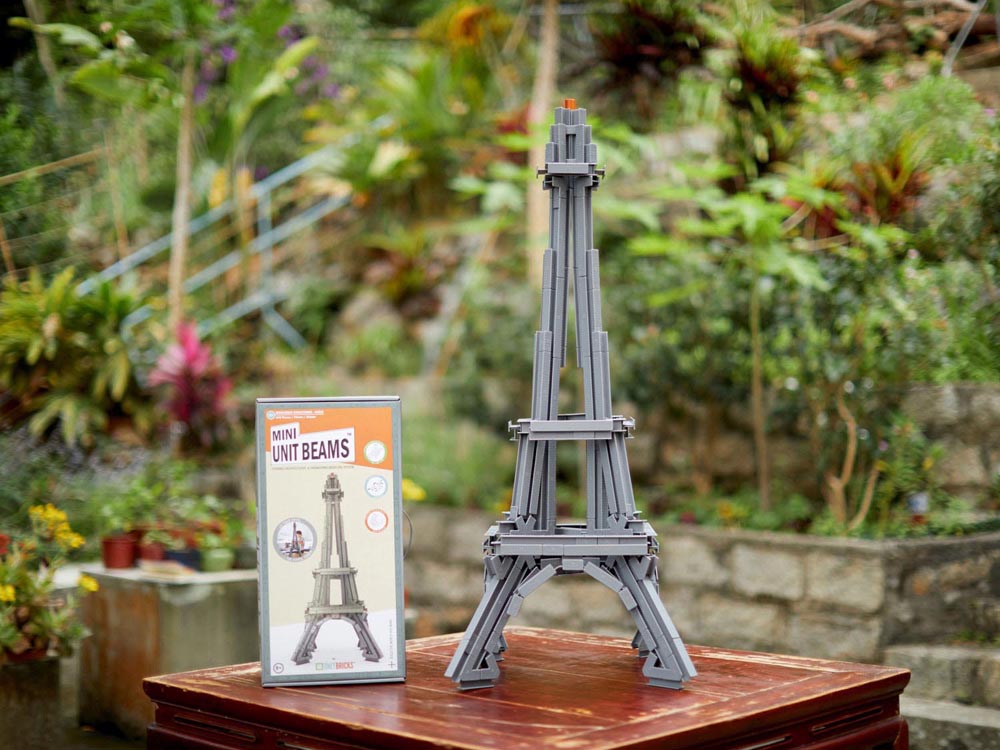 UNIT BRICKS Eiffel Tower Set, 470 parts for 6+ – Ukidz Toys