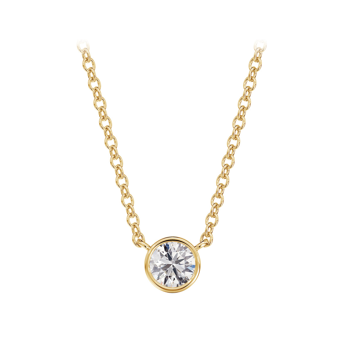 The Forevermark Tribute™ Collection Round Diamond Necklace