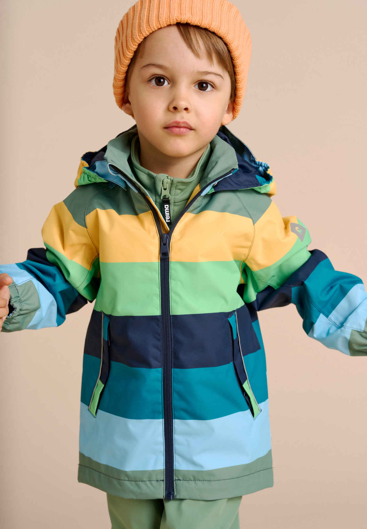 Reima Plumífero Chaqueta Niño Pequeño - Kupponen - khaki green 8930