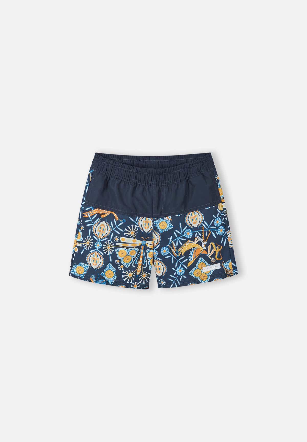 Reima X Klaus Haapaniemi Boys' Swim Trunks with UPF 50+ Protection - Palmu