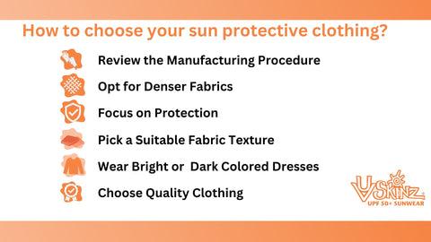 Fabrics suitable for Sun (UV) protective clothing : 7 options to