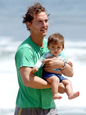 Matthew McConaughey's son wears UV Skinz
