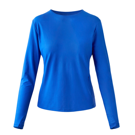 Women's UPF 50+ Long-Sleeve Crew Swim Shirt | UV Skinz – UV Skinz®