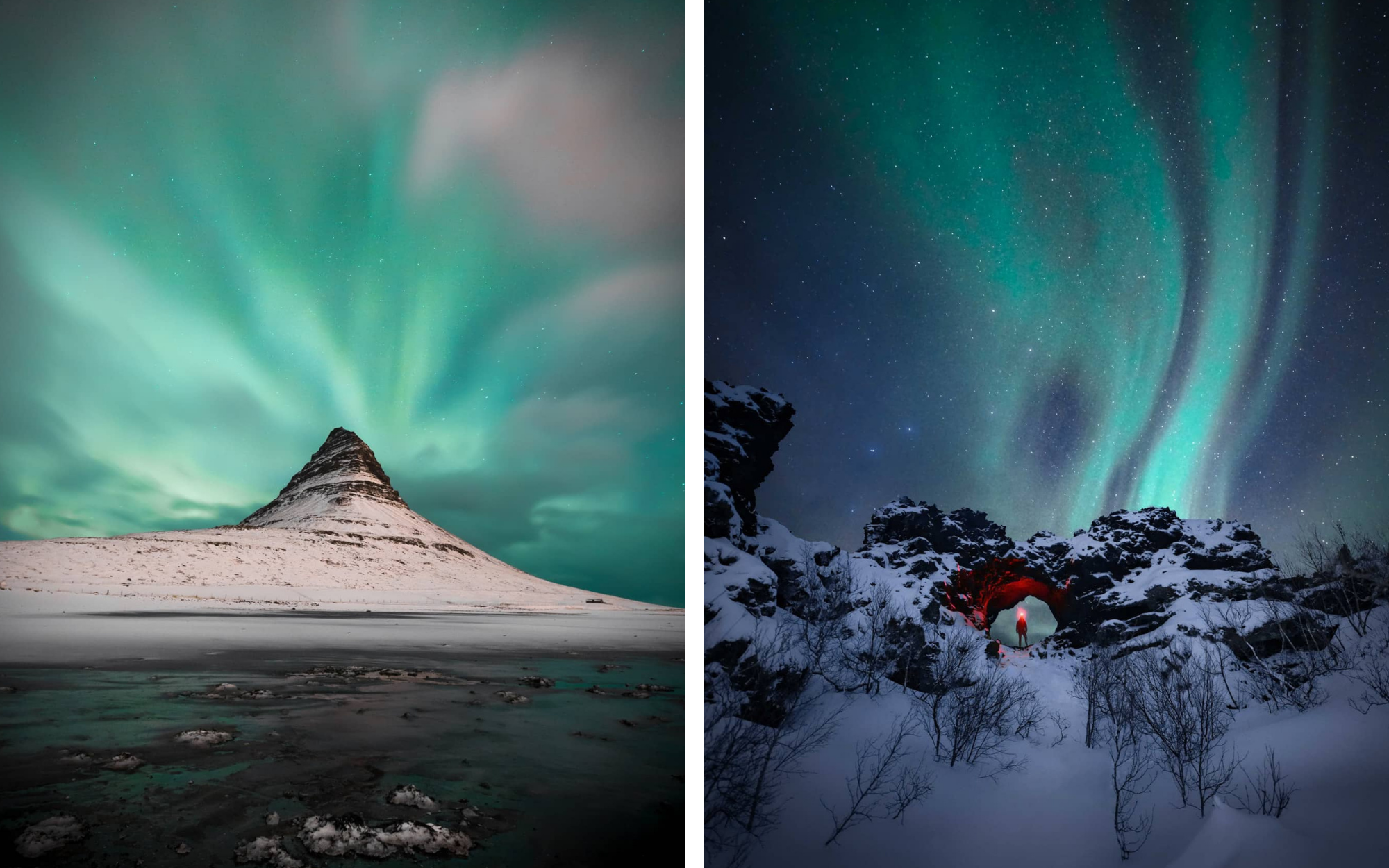 Kirkjufell, Island & Dimmuborgir, Island