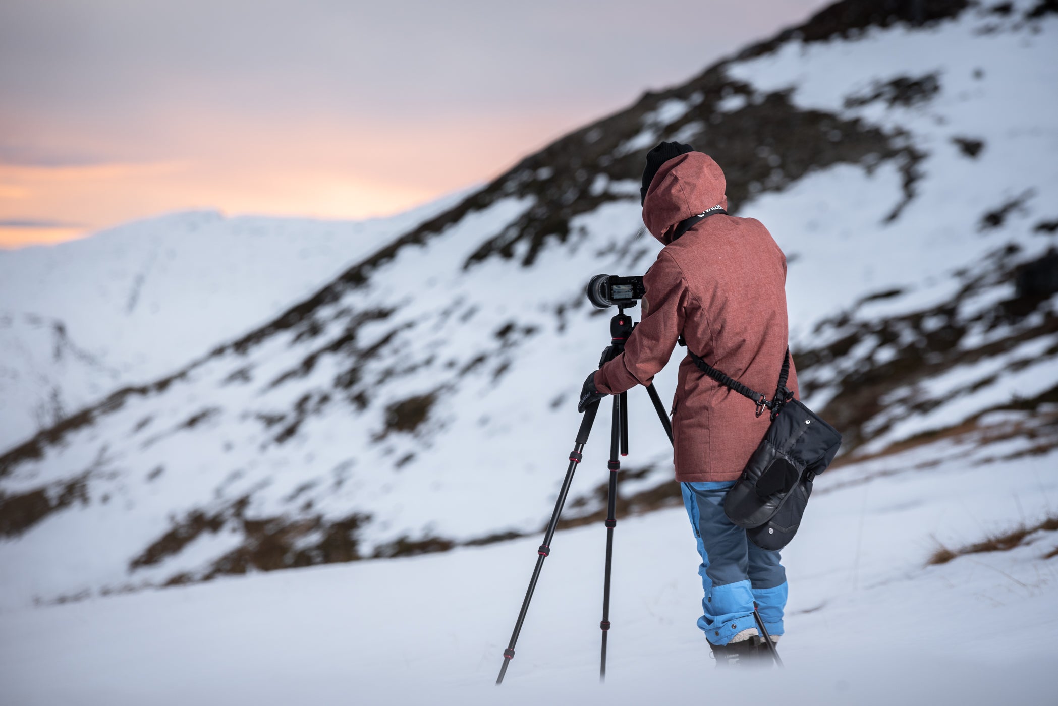 photographing in arctic conditions