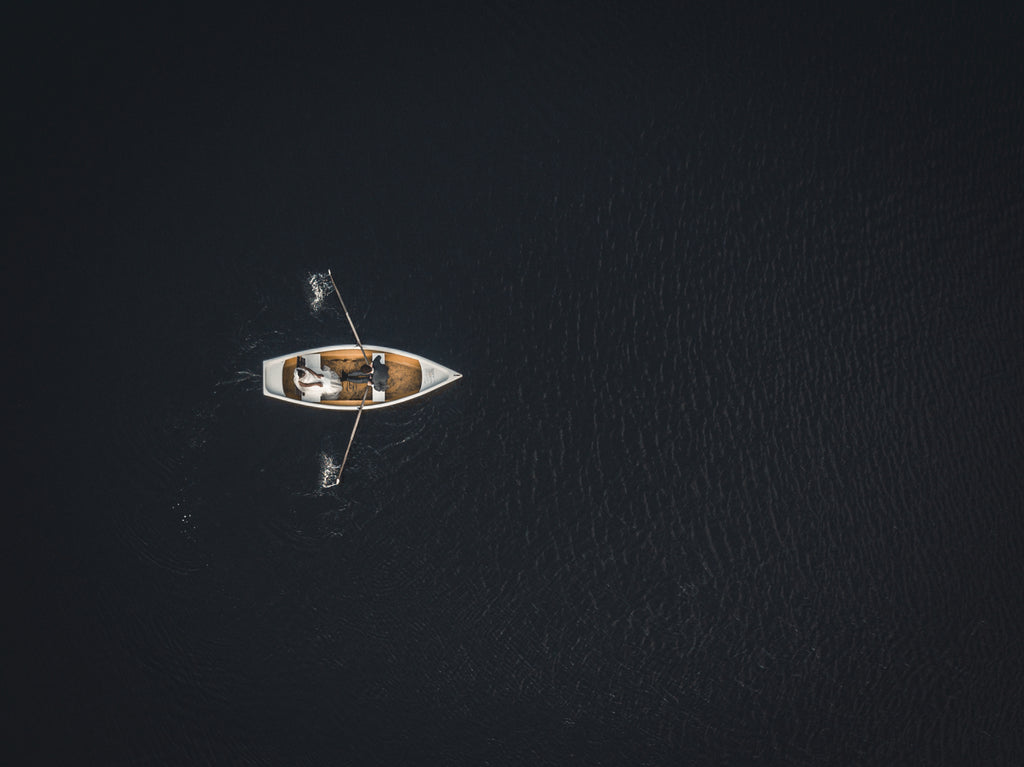 A drone photo shot from above