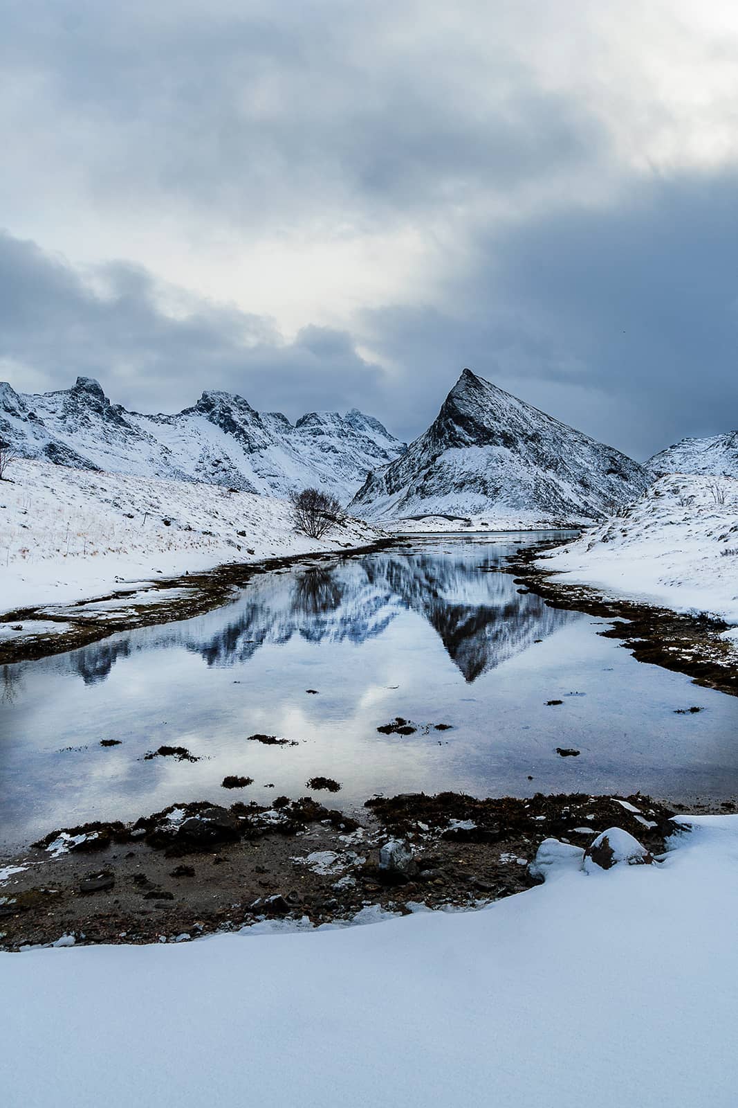 Lofoten Norway in winter