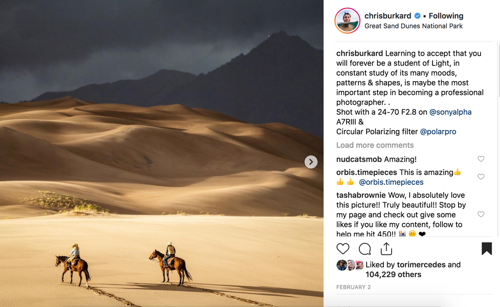 Toller Sanddune -Nationalpark auf Horesback