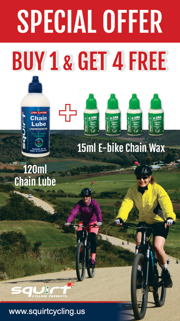 SQUIRT Clean Long Lasting Chain lube 120ml : : Sports et Loisirs