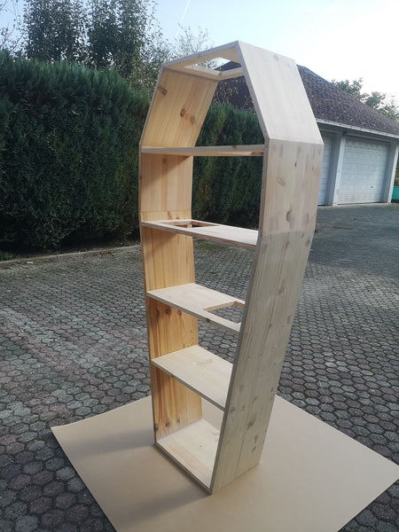 Making of a Custom Coffin Cat Climber shelf stacker bed tree tower