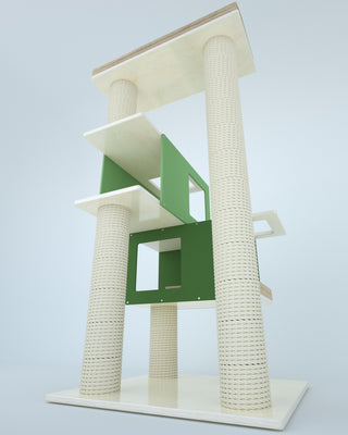 Cat Tower Bed Scratching Post Floory Bastion