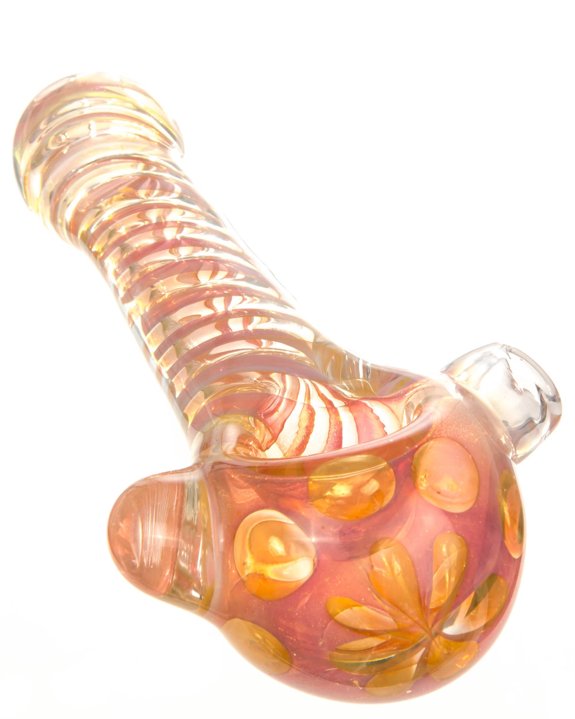 dankstop multi color swirled hand pipe