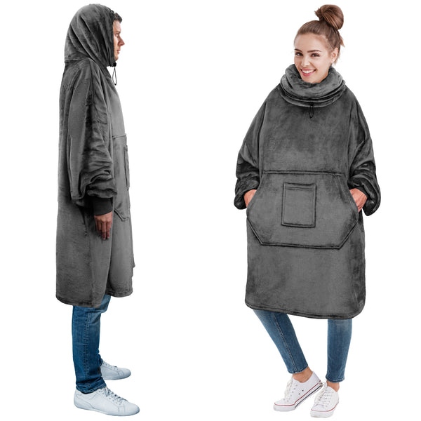 Women's Sherpa Fluffy Robe with Hood – PAVILIA