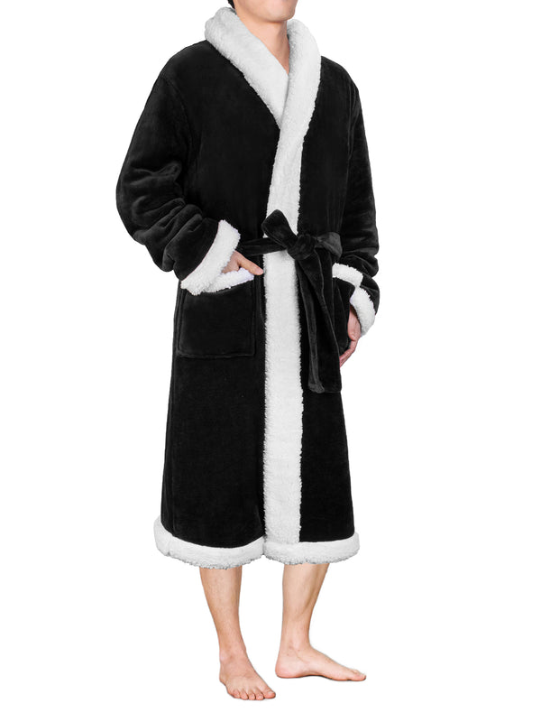 Women's Sherpa Fleece Robe – PAVILIA