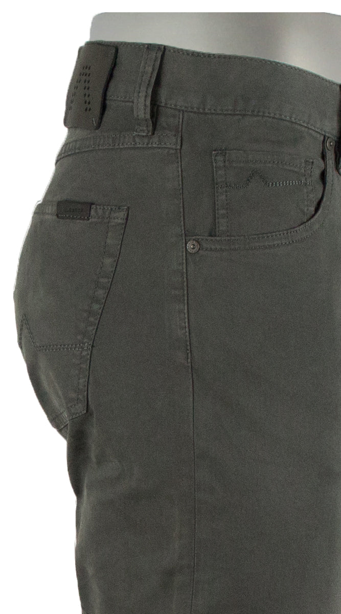 STONE COTTON TWILL SUPERFIT CHARCOAL