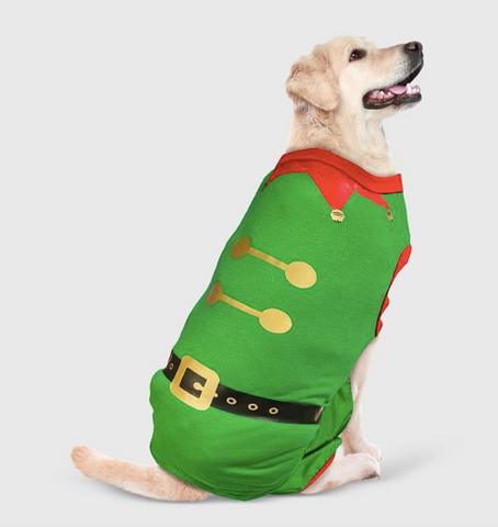 10 Christmas Pajamas Your Dog Needs This Year christmas plush dog toys patchwork pet dog blog elf dog pajamas