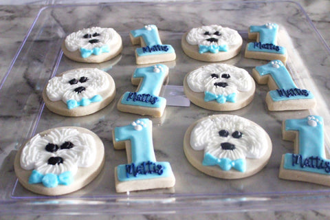 Spotted dog bakery dog birthday cookies
