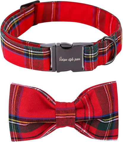 Christmas gifts for dogs under 20 patchwork pet dog blog christmas dog gifts holiday plaid bowtie and collar set