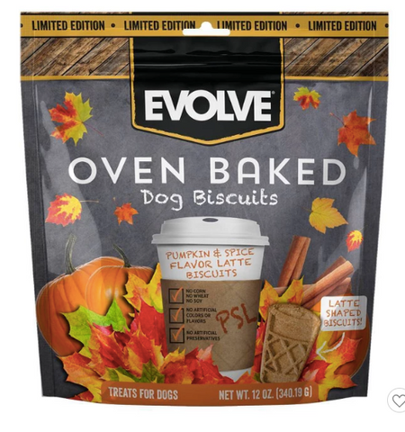 Fall gift guide for dog lovers Evolve pumpkin spice latte  dog treats patchwork pet dog blog