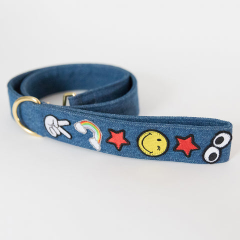 Holiday Gift Guide for Dogs Ari and M denim dog leash Patchwork Pet dog blog 