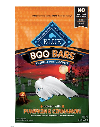 Fall gift guide for dog lovers blue buffalo boo bars dog treats patchwork pet dog blog.png