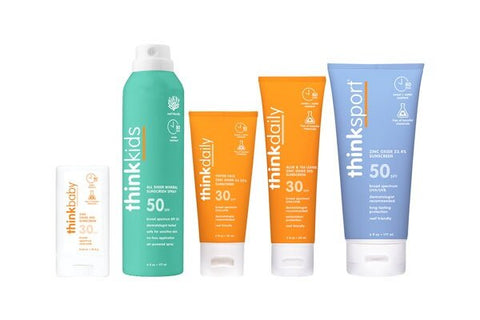 Dermatologist-recommended Think sunscreens for winter skin protection from UV rays