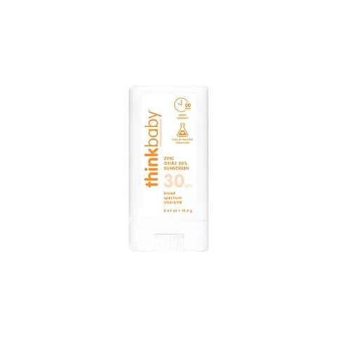 thinkbaby sunscreen stick spf 30 pediatric-dermatologist recommended suncare