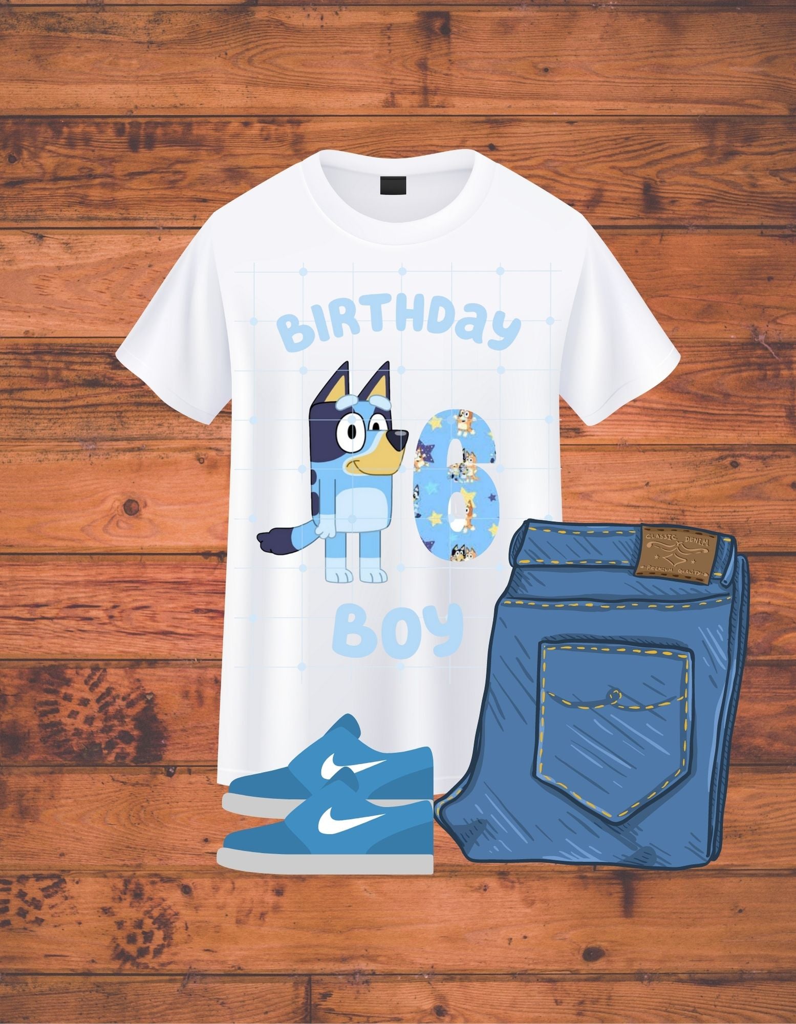Bluey T-shirt / Bluey party / Bluey kids t-shirt/ bluey birthday tee